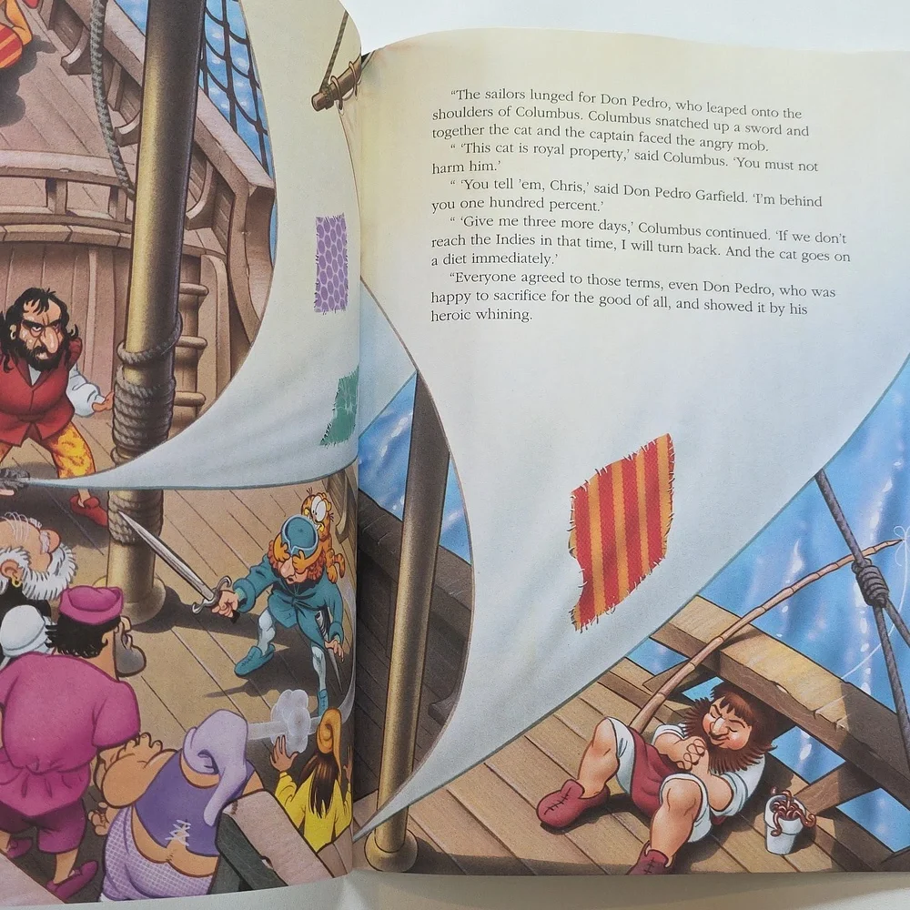 Garfield Book Set - Comic Book, Discovers America And Obedience School